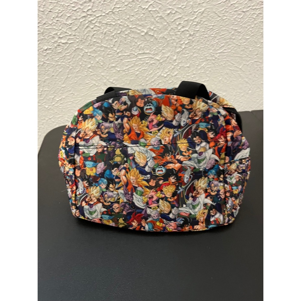 Dragon‎ Ball Z Insulated Lunch Bag Anime Character Collage Cooler Tote NWOT